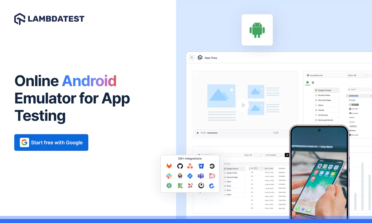 Test Apps On Free Android Emulator Online Lambdatest