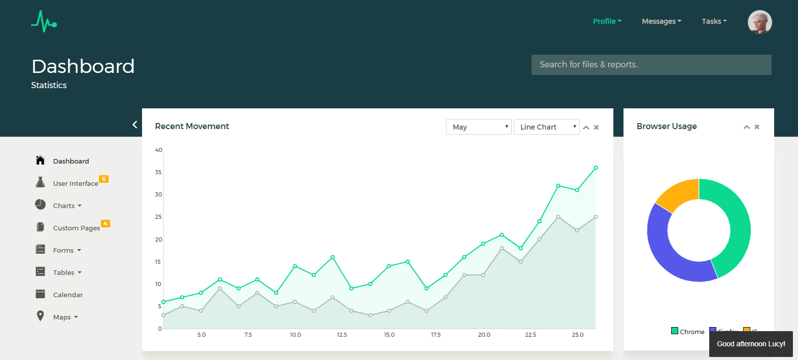 Responsive Admin Template