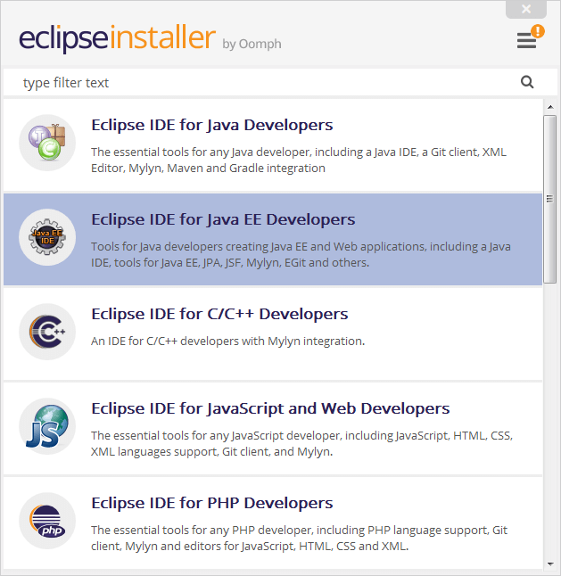 Eclipse Installer