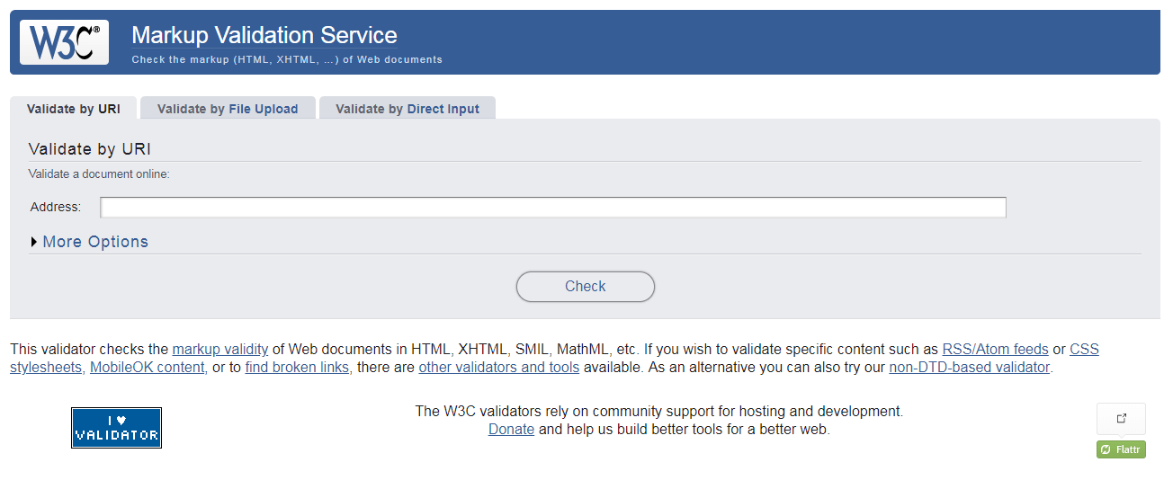 Валидатор w3c