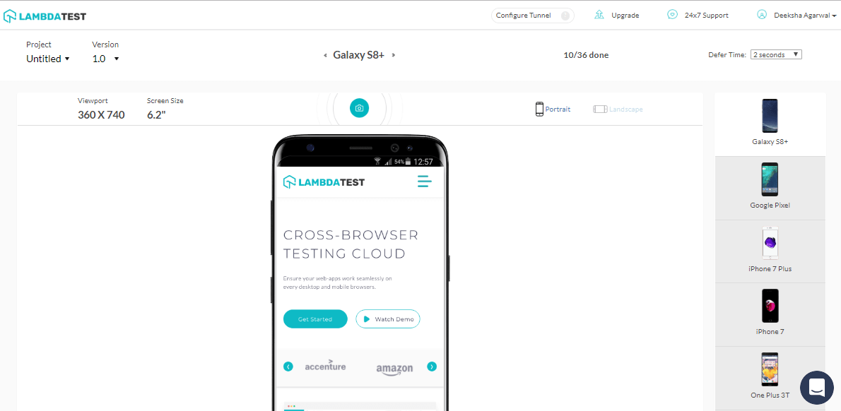 Responsive Testing With LambdaTest