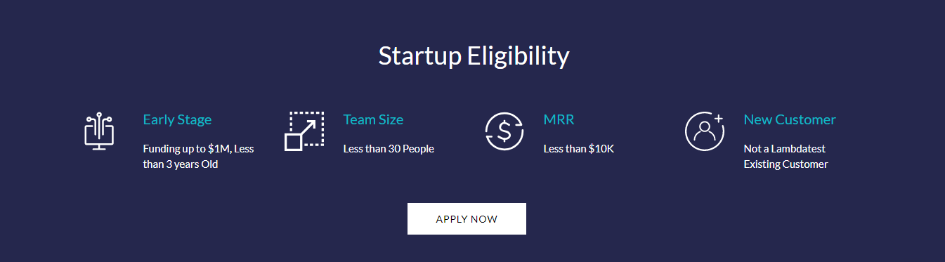 startup eligibility