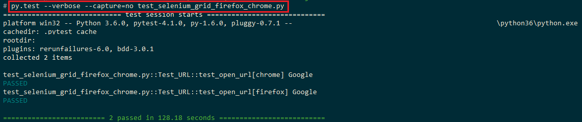 Pytest-Selenium-Grid