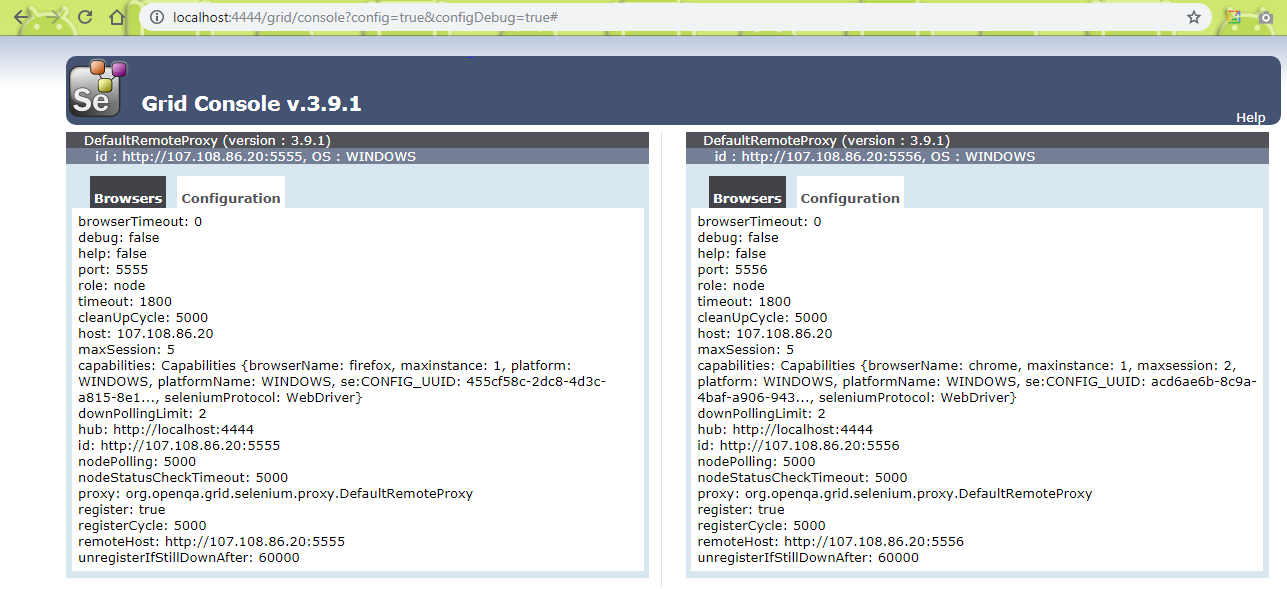 Selenium-Hub-Node-Setup