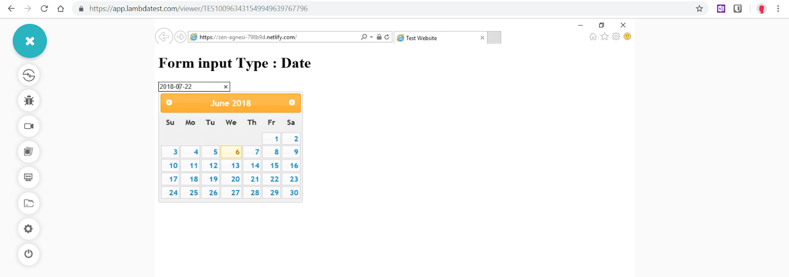 jquery datepicker ui browser compatibility