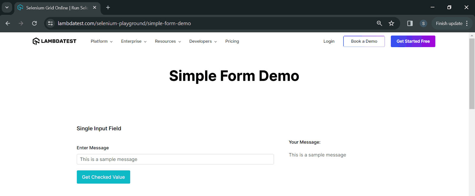 Performing Mouse-Click Left-Click in Selenium