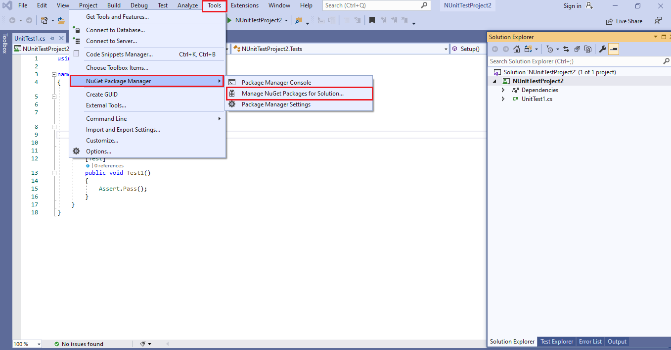 write selenium test cases in c# with visual studio for mac