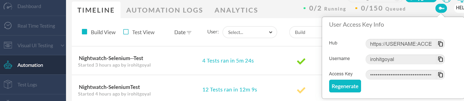 lambdatest tunnel for nightwatch.js testing