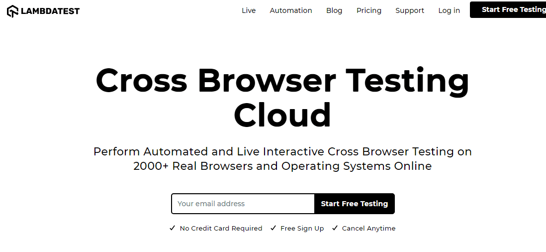 lambdatest_homepage