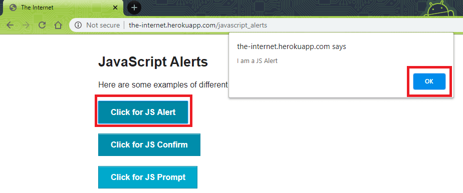 JS-alert