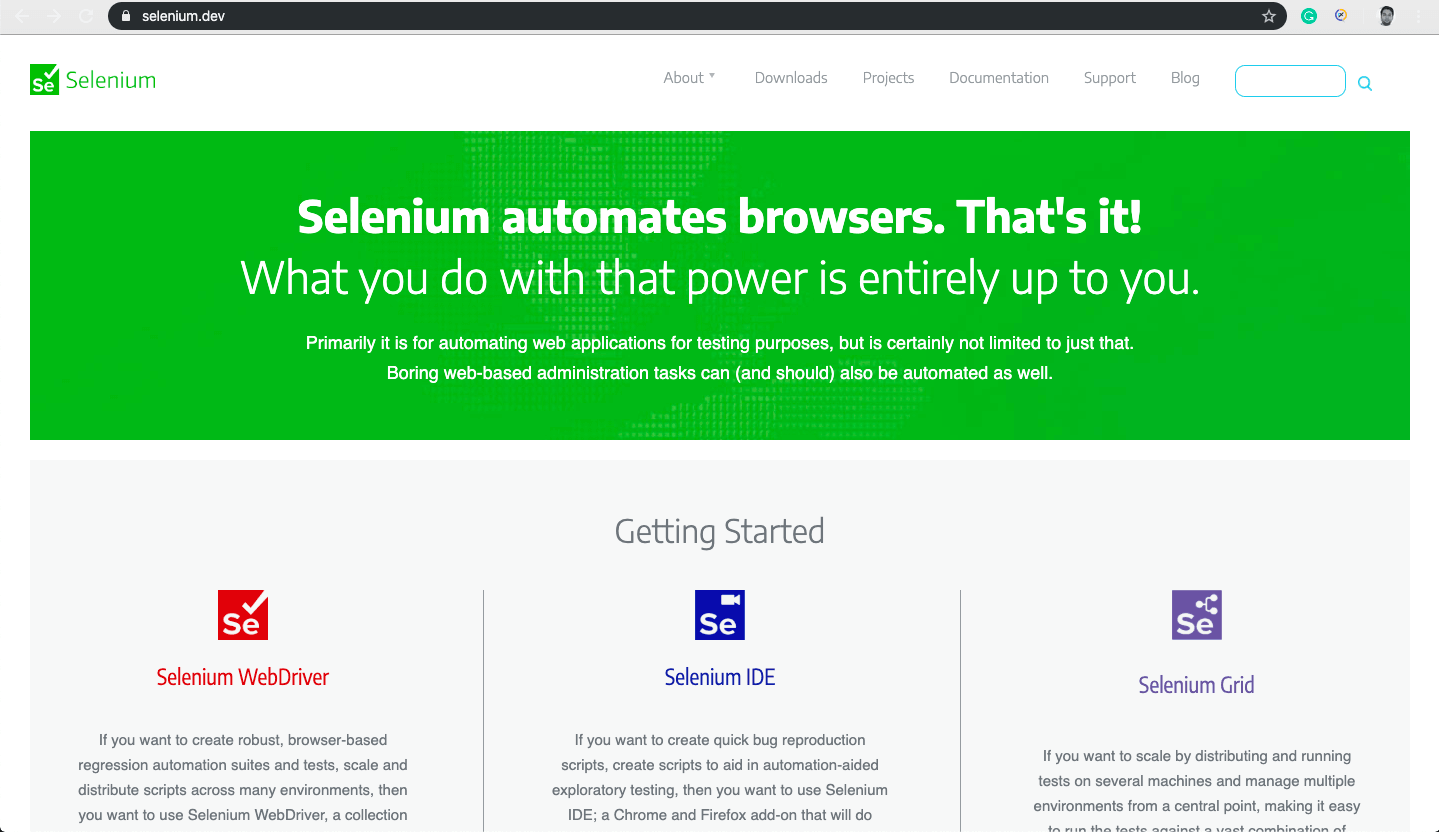 selenium ide for chrome browser download