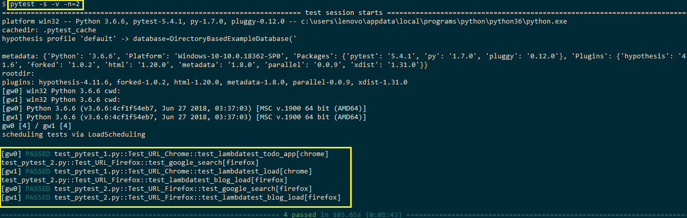 run Selenium tests in parallel