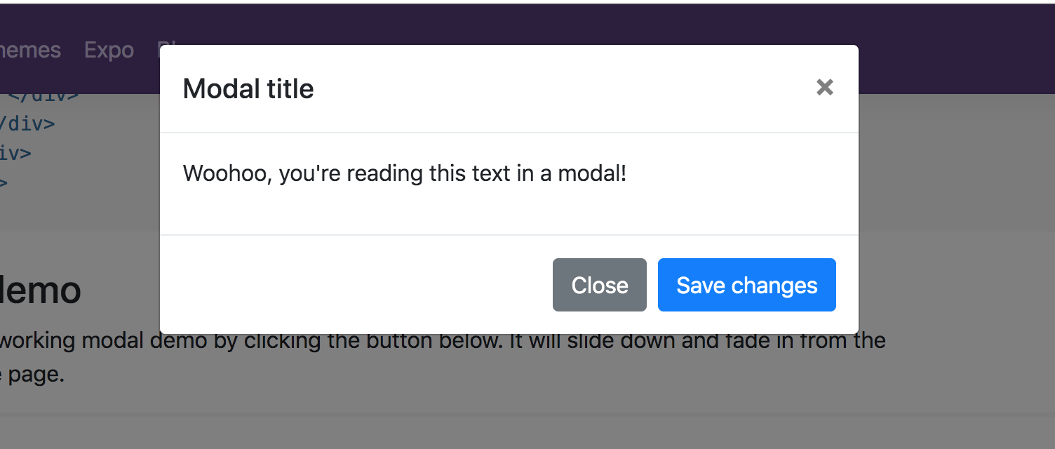 Overlay Modal