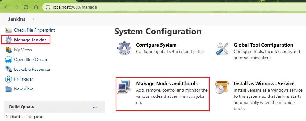 Manage Jenkins