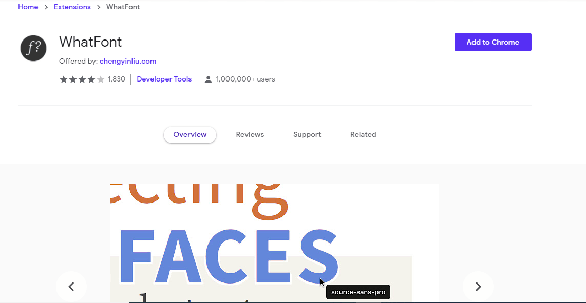 Download WhatFont Chrome Extension - Blogwings