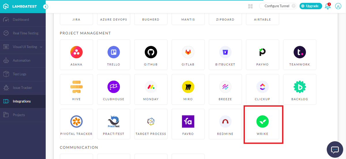 Wrike integration