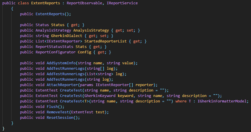 logging the test steps in generated HTML report