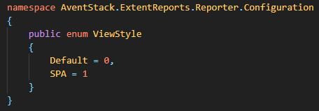 NUnit reporter configurations