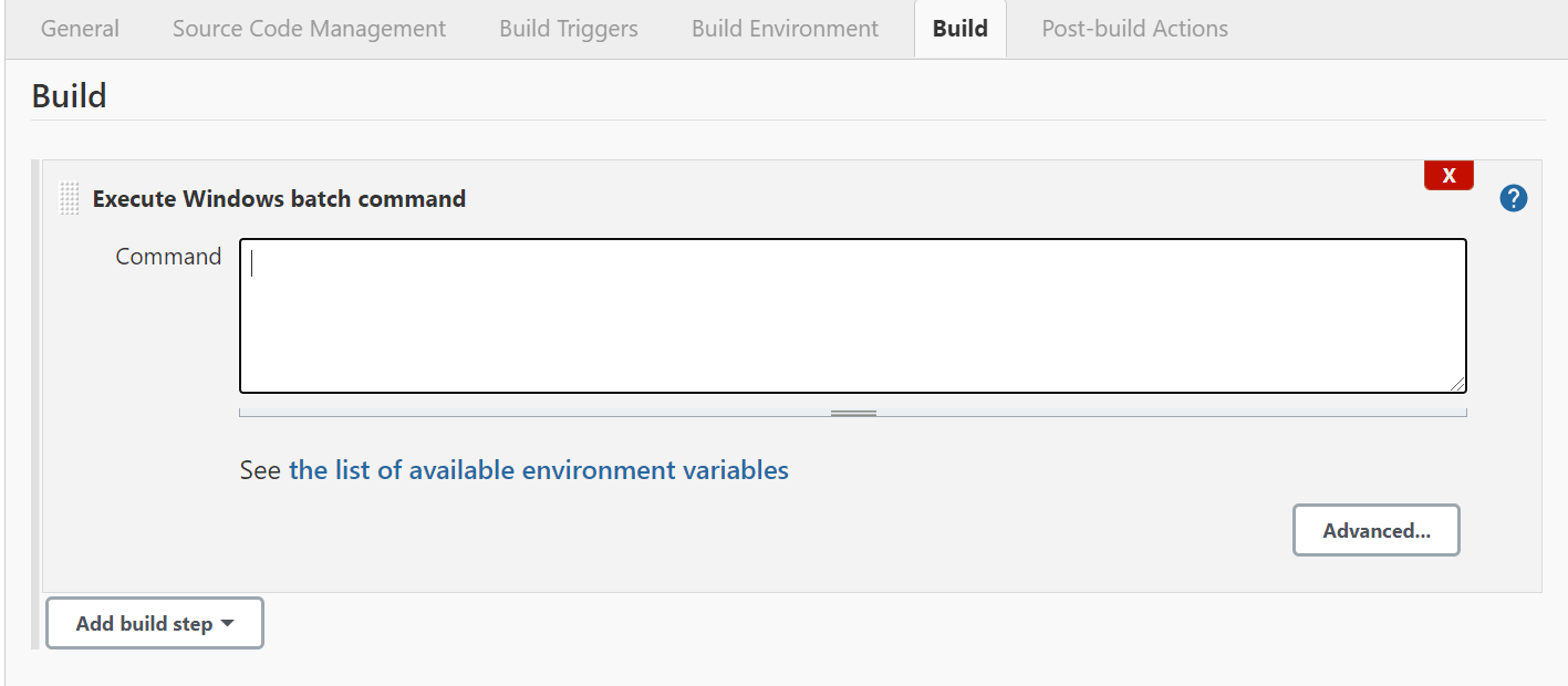 Executing Windows batch Command