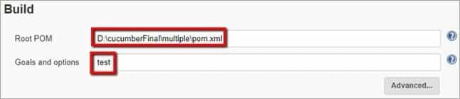 Setting Path in Pom xml