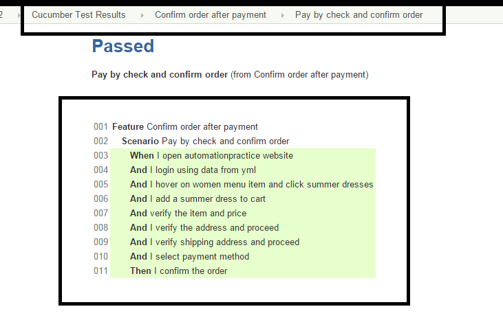 Test Results