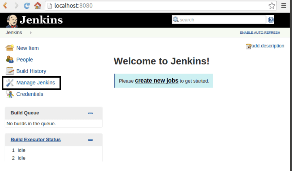 Welcome to Jenkins