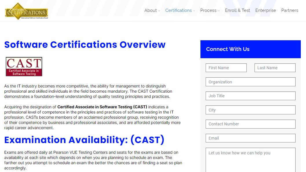 CT-TAE Reliable Test Syllabus