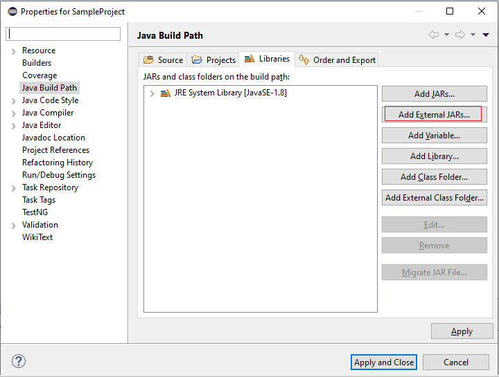 Java Build Path