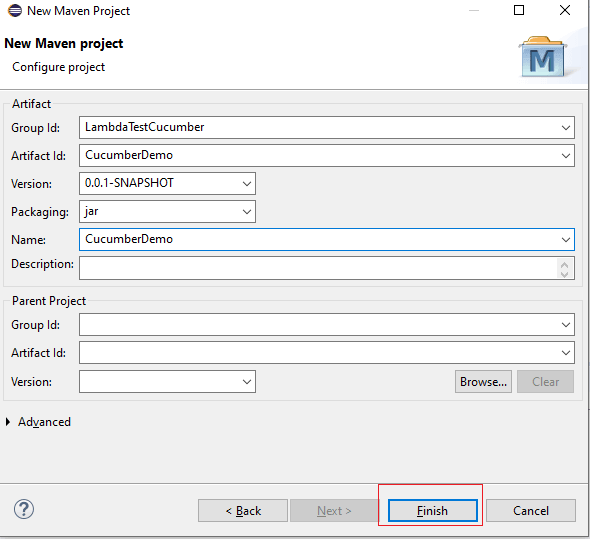 Maven Project Configuration