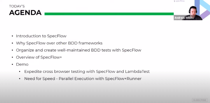 SpecFlow Webinar 1