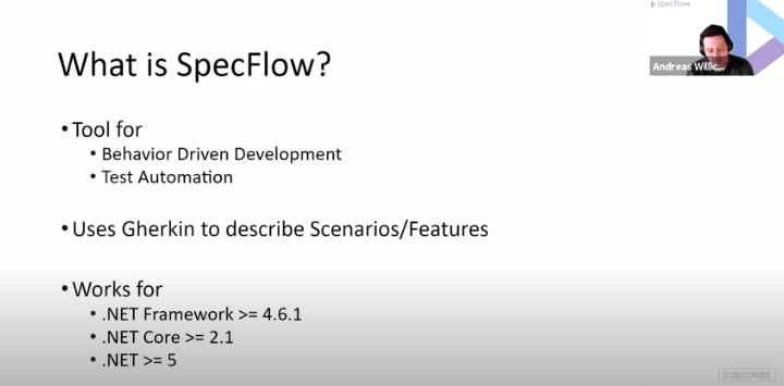 SpecFlow Webinar