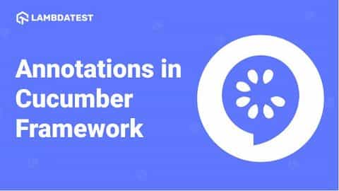 Annotations In Cucumber Framework