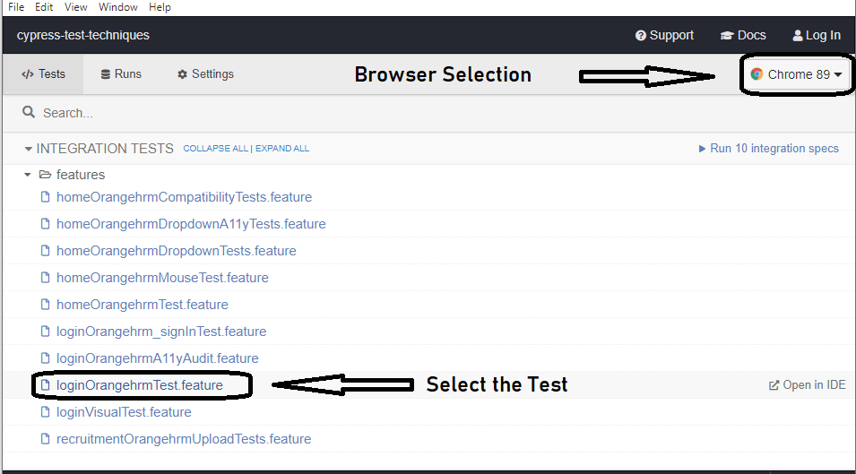 corresponding browser