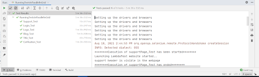 parallel testing with junit 5