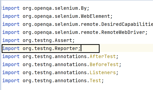 Imported Dependencies