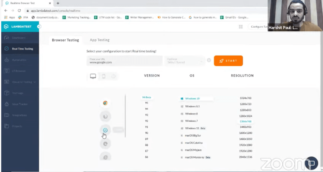 test automation platforms 