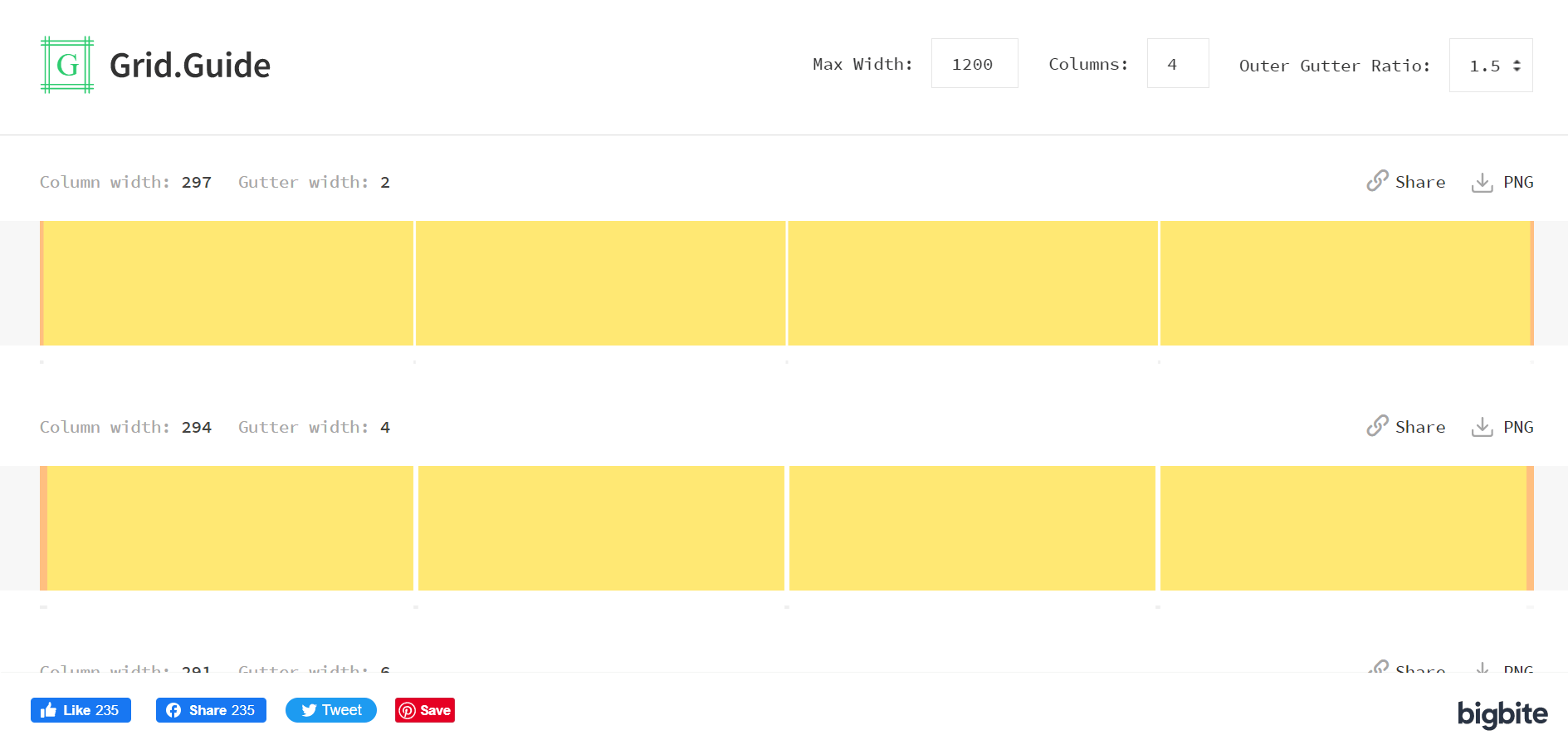 CSS layout generator