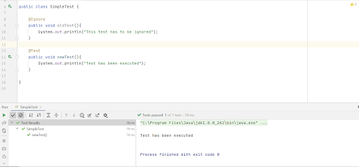  Ignoring tests in JUnit 5