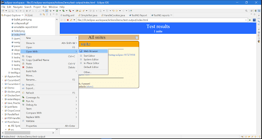 Reporting in JUnit 5 and TestNG