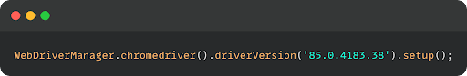 webdriver manager