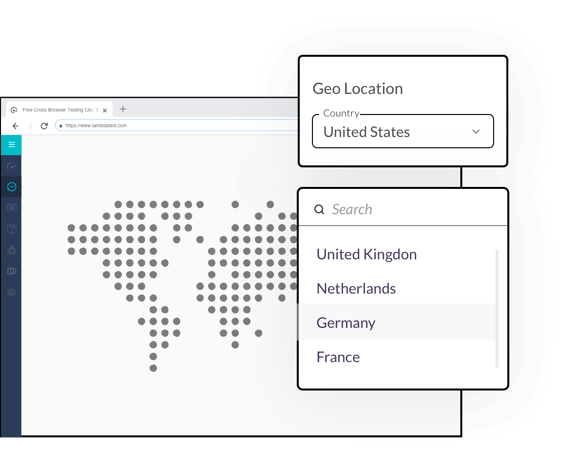 Geo Location Testing