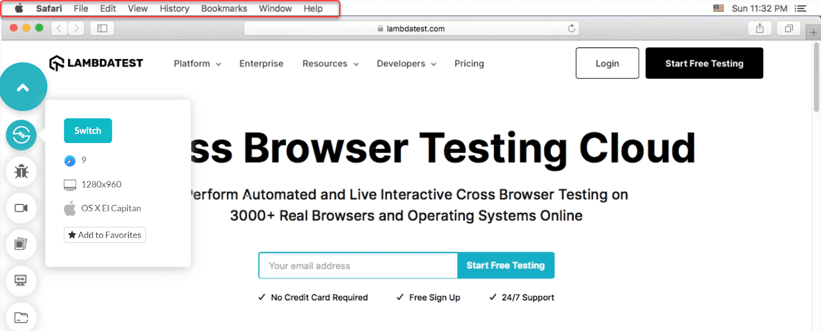 Internet Explorer Testing for Mac 