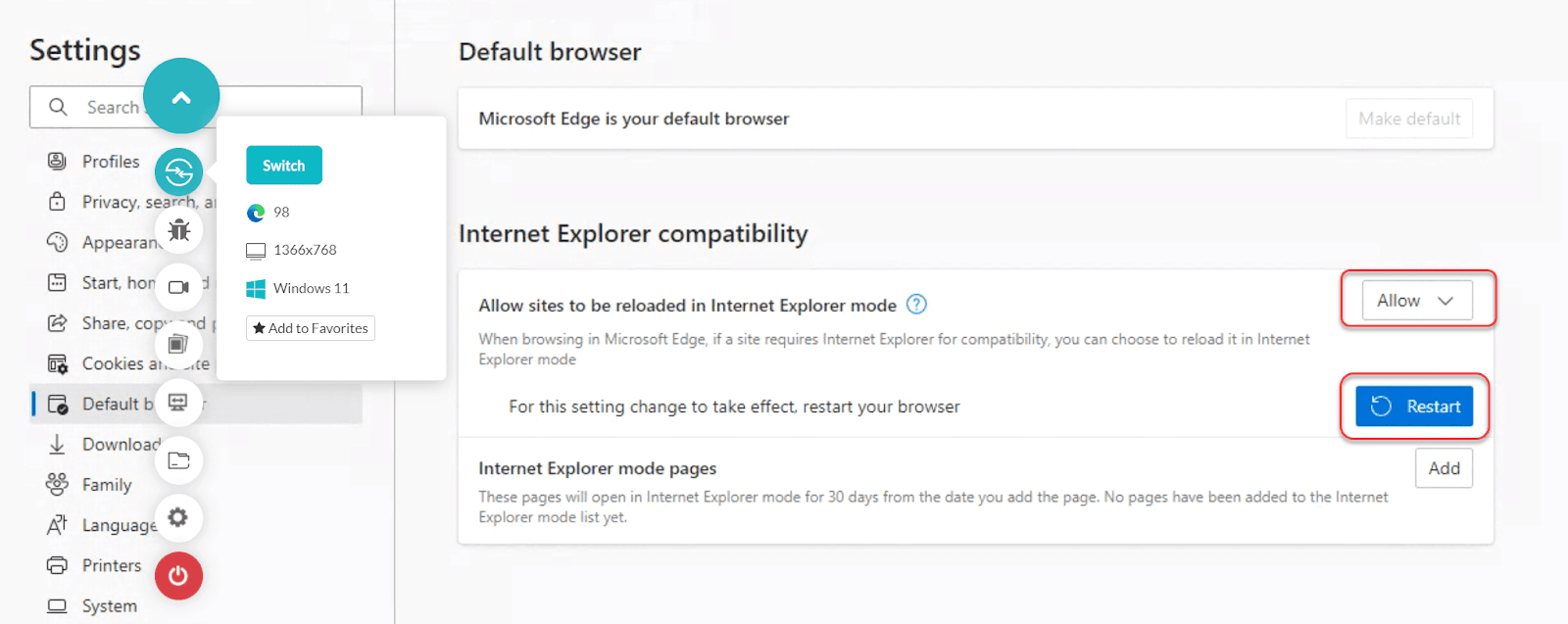 Mac Testing on Windows Internet Explorer