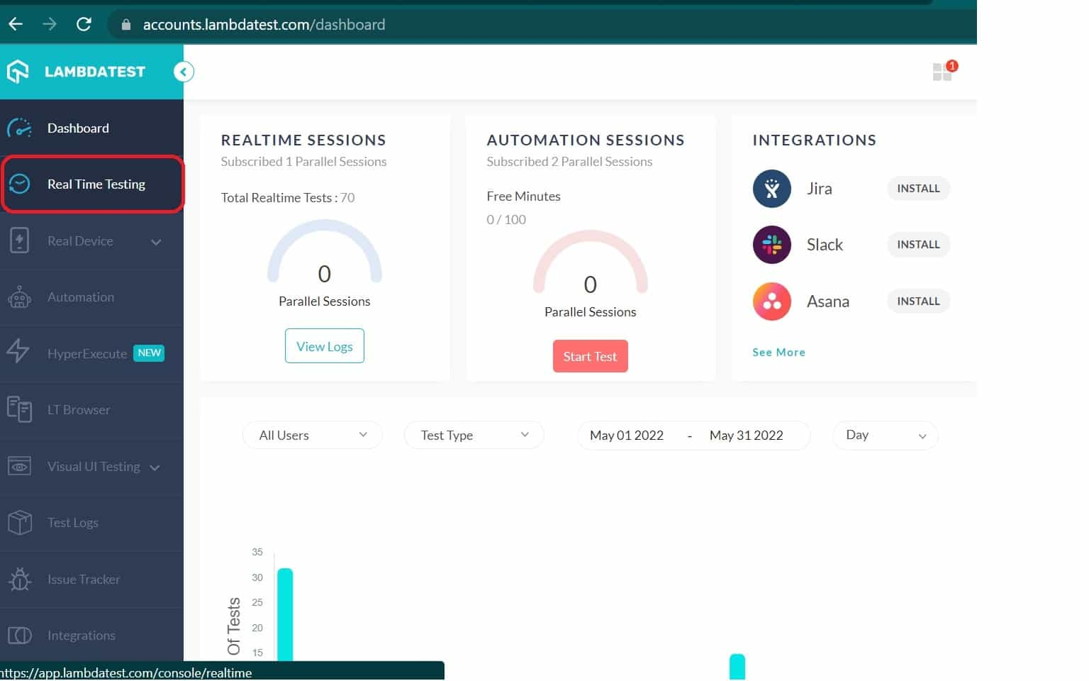 Test Web Application Using Oracle’s Networks