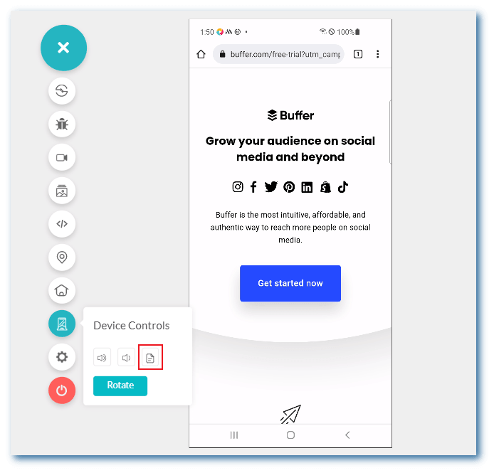 Copy and Paste from device to local system 