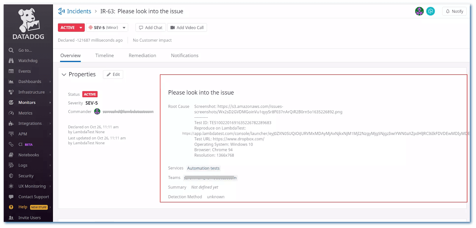 How LambdaTest + Datadog can help you 