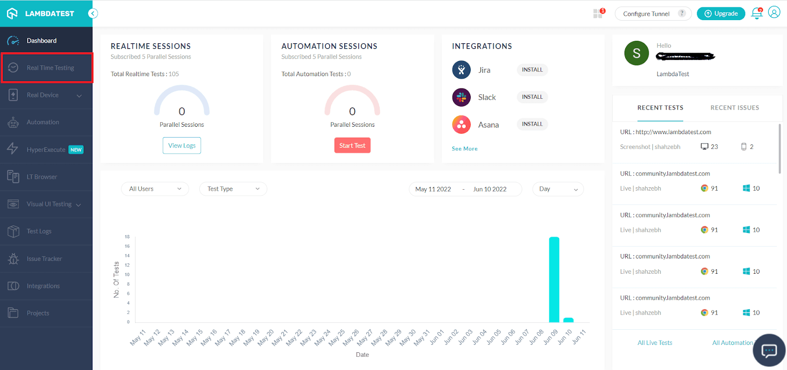 Performing Real Time Gatsby Testing 