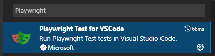 VS Code extensions for Playwright 