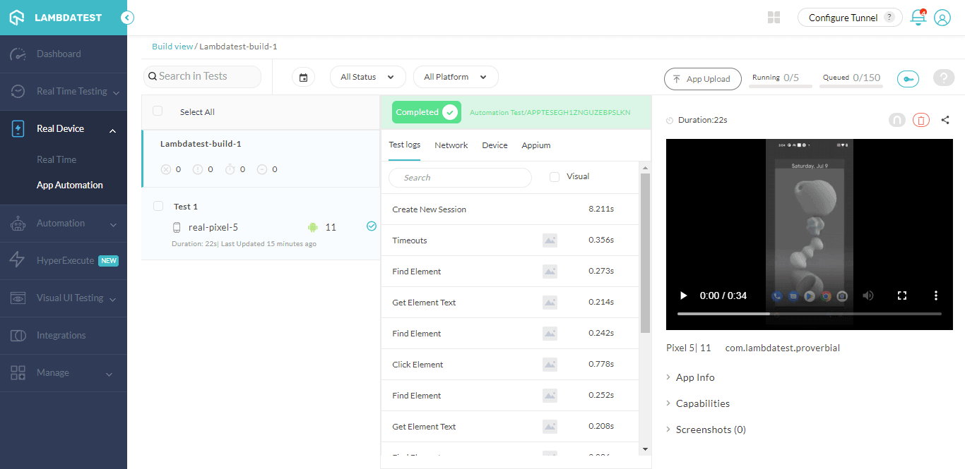 LambdaTest-Build-1