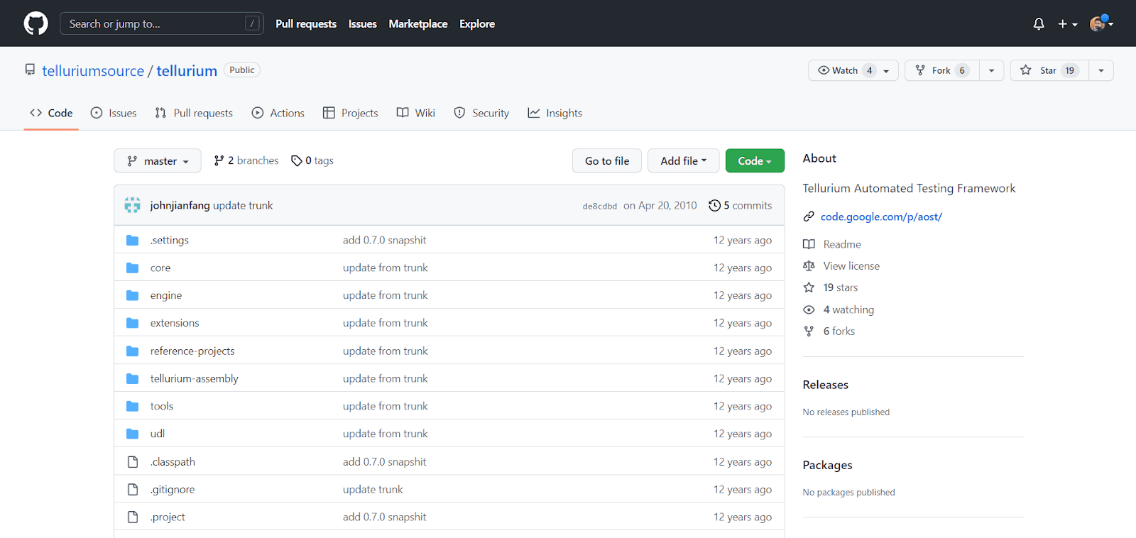 Tellurium Automated Testing Framework